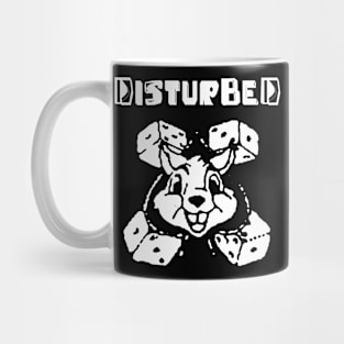 disturbed bunny dice Mug